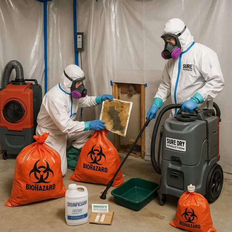 Contaminated Water Handling Protocols process in Stow, OH
